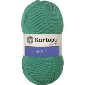 Kartopu Ak Soft K472 Koyu Çağla İplik