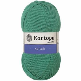 Kartopu Ak Soft K472 Koyu Çağla İplik