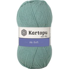 Kartopu Ak-Soft K493 Azure Örgü İpi