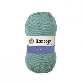 Kartopu Ak-Soft K493 Azure Örgü İpi