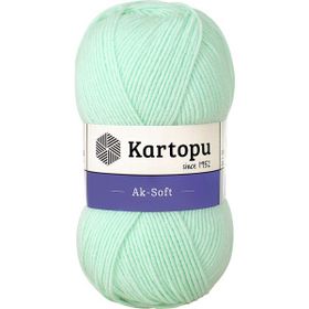 Kartopu Ak-Soft K563 Açık Yeşil Örgü İpi