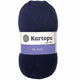 Kartopu Ak Soft K632 Lacivert İplik