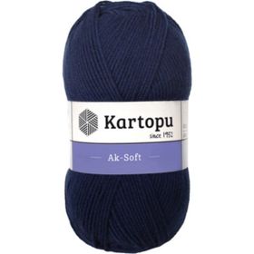 Kartopu Ak Soft K632 Lacivert İplik