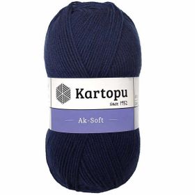 Kartopu Ak Soft K632 Lacivert İplik