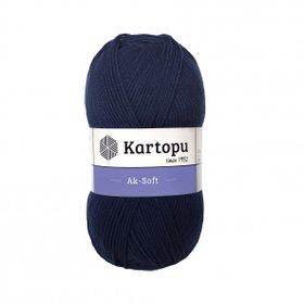 Kartopu Ak Soft K632 Lacivert İplik