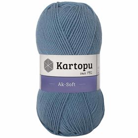 Kartopu Ak Soft K644 Havacı Mavi İplik