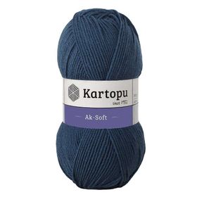 Kartopu Ak Soft K650 Kot Mavi İplik