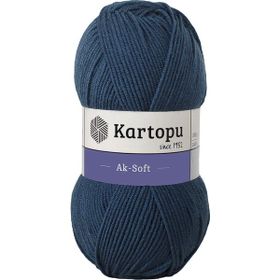 Kartopu Ak Soft K650 Kot Mavi İplik