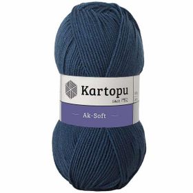 Kartopu Ak Soft K650 Kot Mavi İplik