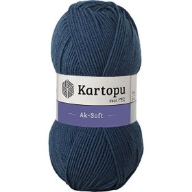 Kartopu Ak Soft K650 Kot Mavi İplik