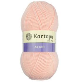 Kartopu Ak-Soft K699 Light Peach Örgü İpi