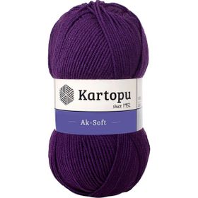 Kartopu Ak Soft K721 Mor İplik