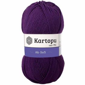 Kartopu Ak Soft K721 Mor İplik