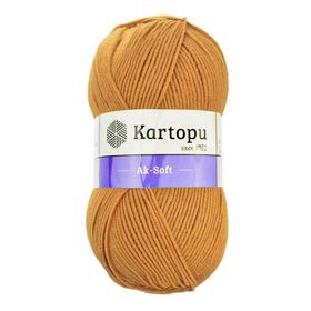 Kartopu Ak-Soft K857 Copper Color Örgü İpi