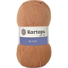 Kartopu Ak-Soft K857 Copper Color Örgü İpi