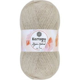 Kartopu Ak-Soft K880 Beige Örgü İpi