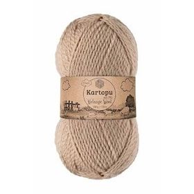 Kartopu Ak Soft K880 Bej İplik