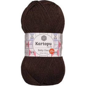 Kartopu Ak-Soft K890 Koyu Kahve Örgü İpi