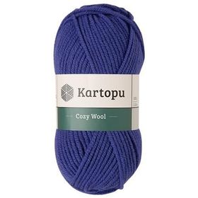 Kartopu Cozy Wool K1624 Koyu Mor El Örgü İpi