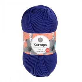 Kartopu Cozy Wool K1624 Koyu Mor El Örgü İpi
