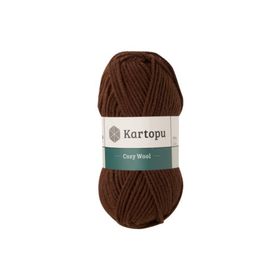 Kartopu Cozy Wool K890 Acı Kahve El Örgü İpi