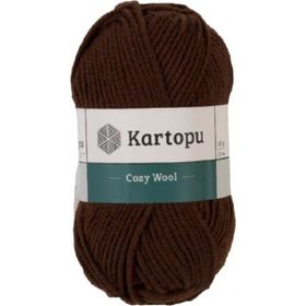 Kartopu Cozy Wool K890 Acı Kahve El Örgü İpi