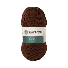 Kartopu Cozy Wool K890 Acı Kahve El Örgü İpi