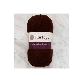 Kartopu Cozy Wool K890 Acı Kahve El Örgü İpi