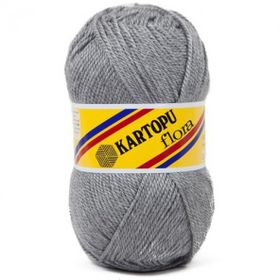 Kartopu Flora K1001 Orta Gri İplik