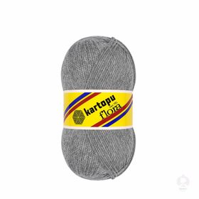 Kartopu Flora K1001 Orta Gri İplik
