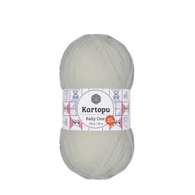 Kartopu K010 100 gr Beyaz Cotton Love El Örgü İpi