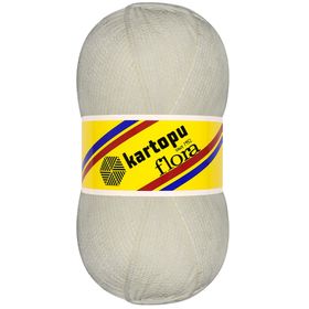 Kartopu K013 Ekru Angora Naturel El Örgü İpi