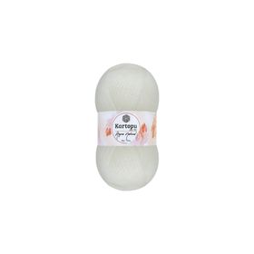 Kartopu K013 Ekru Angora Naturel El Örgü İpi