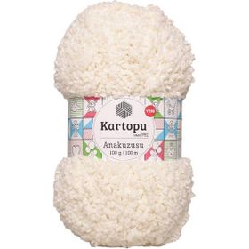 Kartopu K013 Flora Kırık Beyaz El Örgü Patik İpi