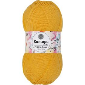 Kartopu K037 100 gr Açık Sarı Cotton Love El Örgü İpi