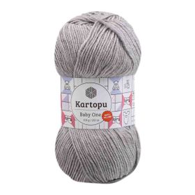 Kartopu K1000 100 gr Açık Gri Baby One El Örgü İpi