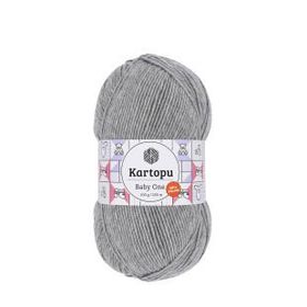 Kartopu K1000 100 gr Açık Gri Baby One El Örgü İpi