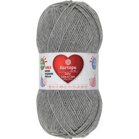 Kartopu K1000 100 gr Gri Baby Love Care El Örgü İpi