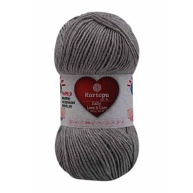 Kartopu K1000 100 gr Gri Baby Love Care El Örgü İpi