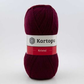 Kartopu K110 Kristal Bordo 5'li Örgü Patik İpi
