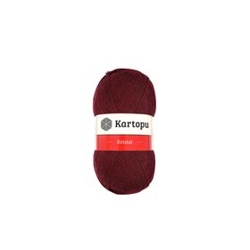 Kartopu K110 Kristal Bordo Örgü Patik İpi