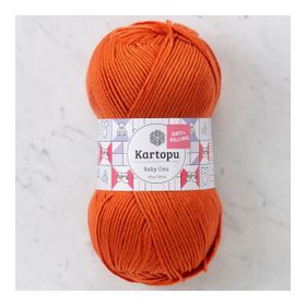 Kartopu K1210 100 gr Kiremit Baby Love Care El Örgü İpi