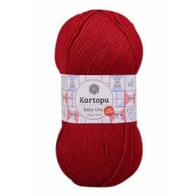 Kartopu K125 100 gr Bayrak Kırmızı Baby One El Örgü İpi