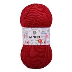 Kartopu K125 100 gr Bayrak Kırmızı Baby One El Örgü İpi