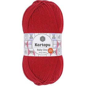 Kartopu K125 Baby One Kırmızı Bebe Yünü