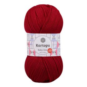 Kartopu K129 100 gr Kırmızı Baby Love Care El Örgü İpi