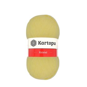 Kartopu K1331 Kristal Sarı El Örgü Lif İpi