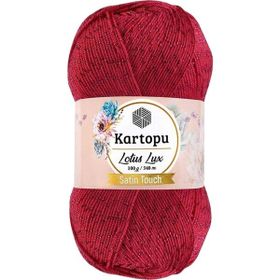 Kartopu K141 Fuşya Lotus Lux Bikini Büstiyer Bluz Simli Örgü İpi