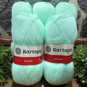 Kartopu K1537 Kristal Mavi 5'li El Örgü Lif İpi