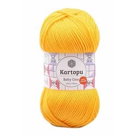 Kartopu K154 100 gr Sarı Baby One El Örgü İpi